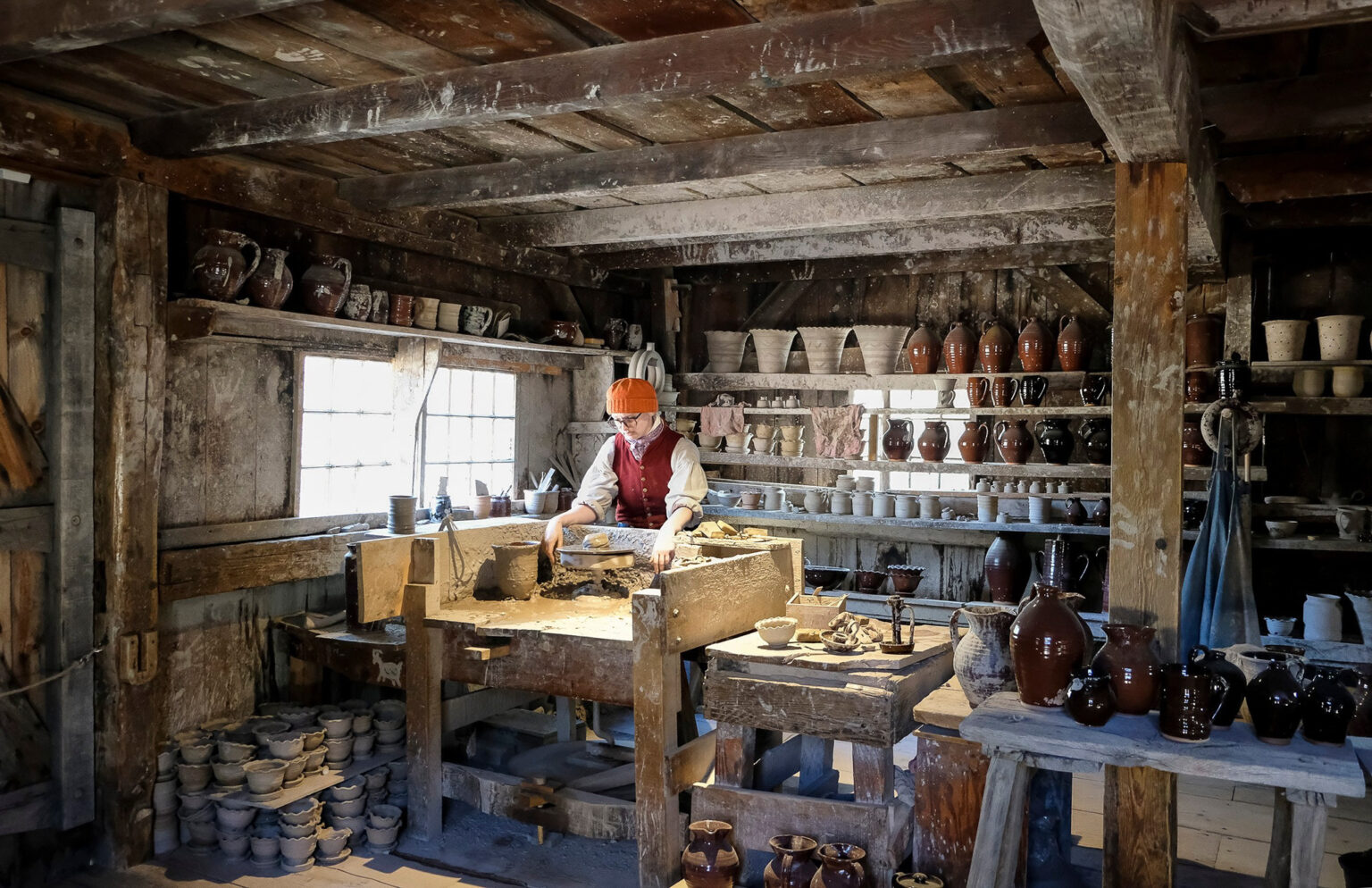 Girl at the Pottery Wheel, by Sue Cardosi
